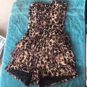 Leopard Romper